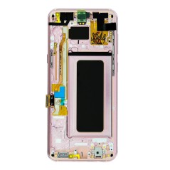 Bloc écran AMOLED + Tactile Original Samsung Assemblé sur châssis pour Samsung Galaxy S8 Plus Rose