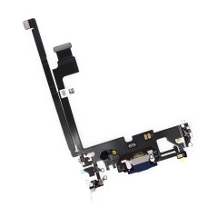 Nappe connecteur de charge Lightning Bleu de l'iPhone 12 Pro Max - Originale
