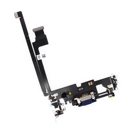 Nappe connecteur de charge Lightning Bleu de l'iPhone 12 Pro Max - Originale