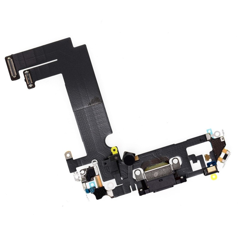 Nappe connecteur de charge Lightning Noir de l'iPhone 12 Mini - Compatible