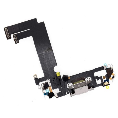 Nappe connecteur de charge Lightning Blanc de l'iPhone 12 Mini - Compatible