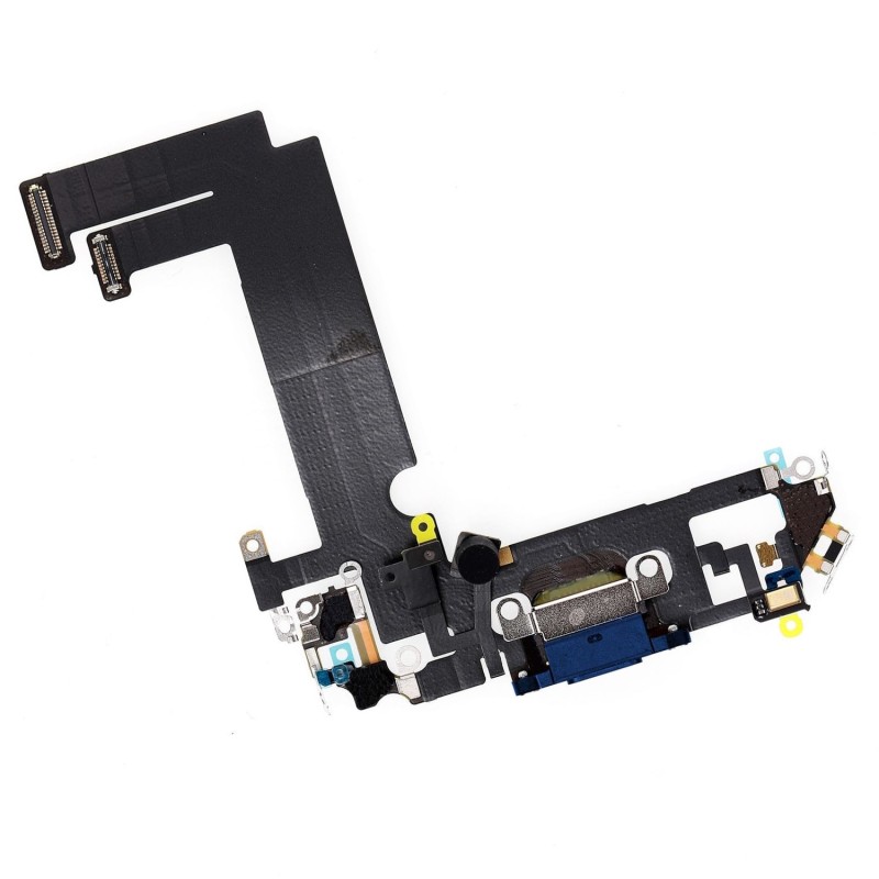 Nappe connecteur de charge Lightning Bleu de l'iPhone 12 Mini - Compatible