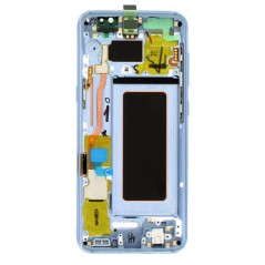 Bloc écran AMOLED + Tactile Original Samsung Assemblé sur châssis pour Samsung Galaxy S8 Bleu