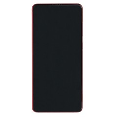 Bloc écran AMOLED + Tactile Original Samsung Assemblé sur châssis du Samsung Galaxy Note 10 Lite Rouge