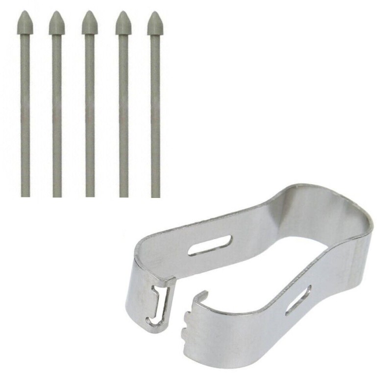 Lot de 5 pointes de rechange S Pen pour Samsung Galaxy Note 20 Ultra - Blanc