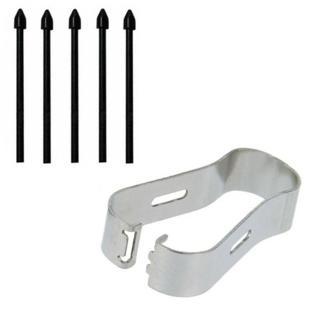 Lot de 5 pointes de rechange S Pen pour Samsung Galaxy Note 20 Ultra - Noir