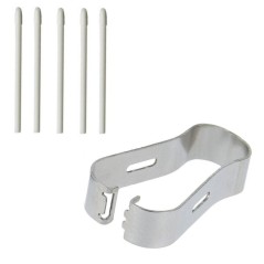 Lot de 5 pointes de rechange S Pen pour Samsung Galaxy Note 8 - Blanc