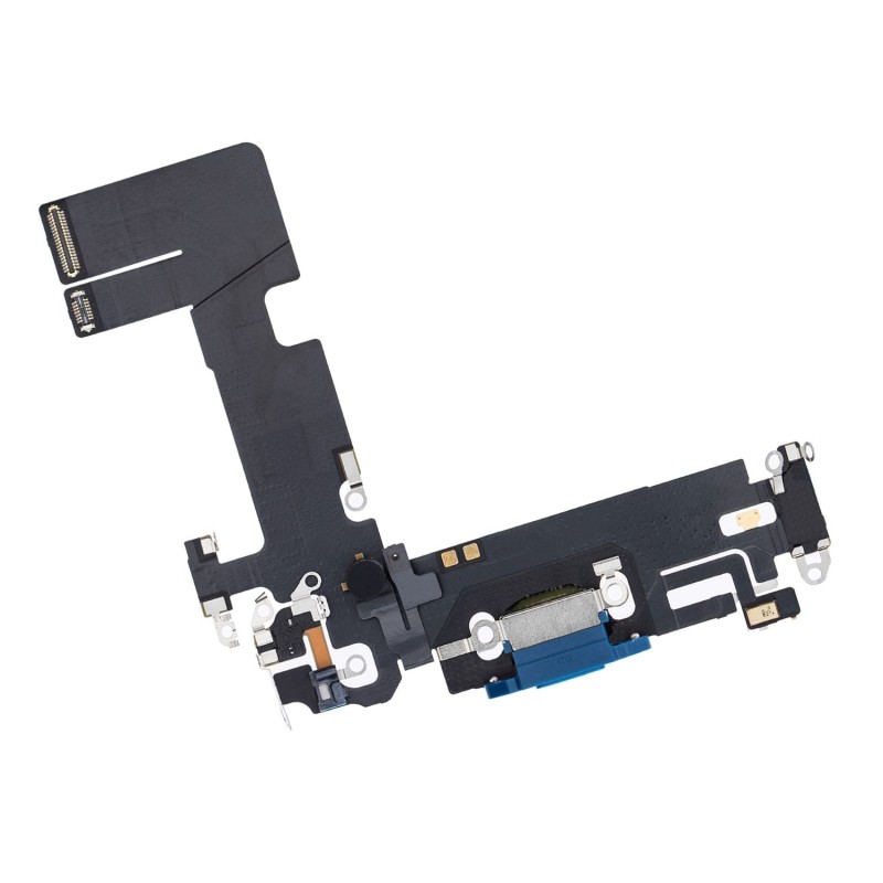 Nappe connecteur de charge Lightning Bleu de l'iPhone 13 - Compatible