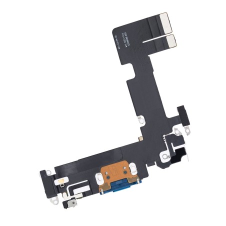 Nappe connecteur de charge Lightning Bleu de l'iPhone 13 - Compatible