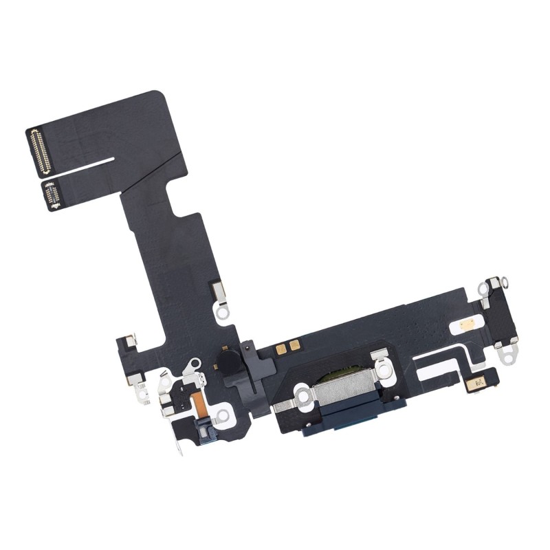 Nappe du connecteur de charge de l'iPhone 13 Noir (Minuit) - Compatible