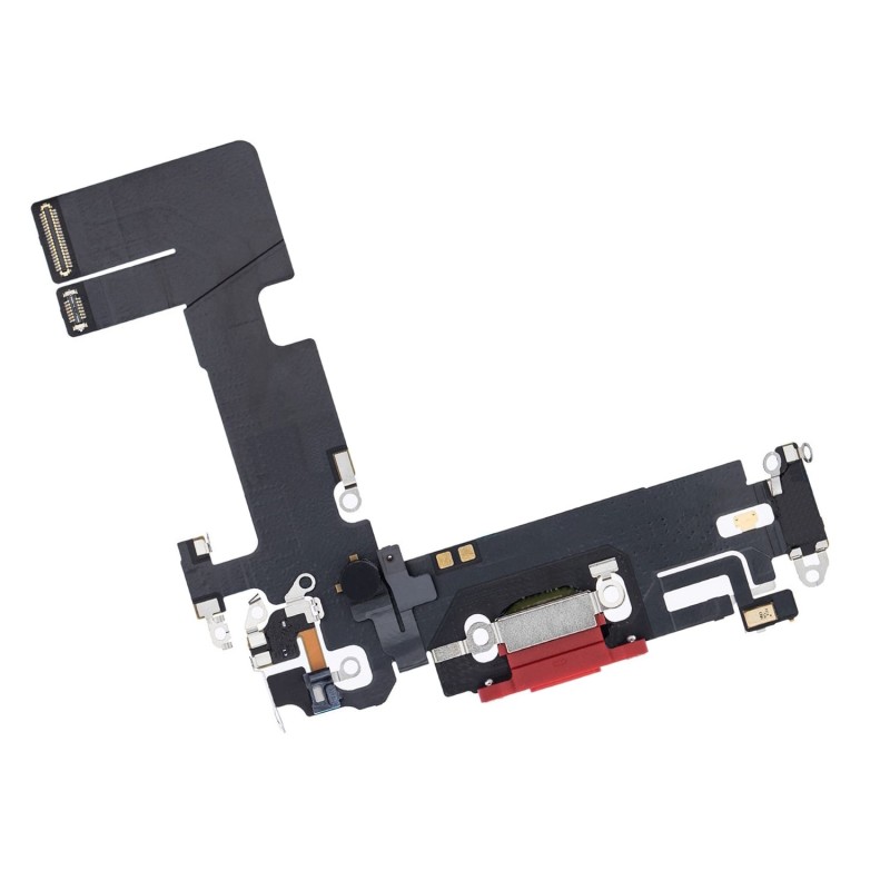 Nappe du connecteur de charge de l'iPhone 13 Rouge - Compatible