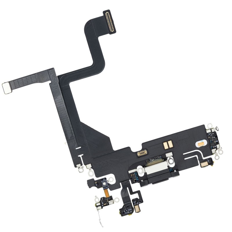 Nappe connecteur de charge Lightning Noir (Graphite) de l'iPhone 13 Pro - Originale