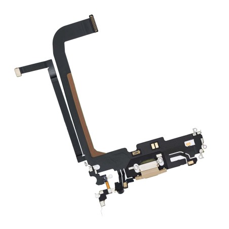 Nappe connecteur de charge Lightning Or de l'iPhone 13 Pro Max - Compatible