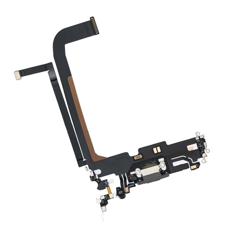 Nappe connecteur de charge Lightning Noir (Graphite) de l'iPhone 13 Pro Max - Originale