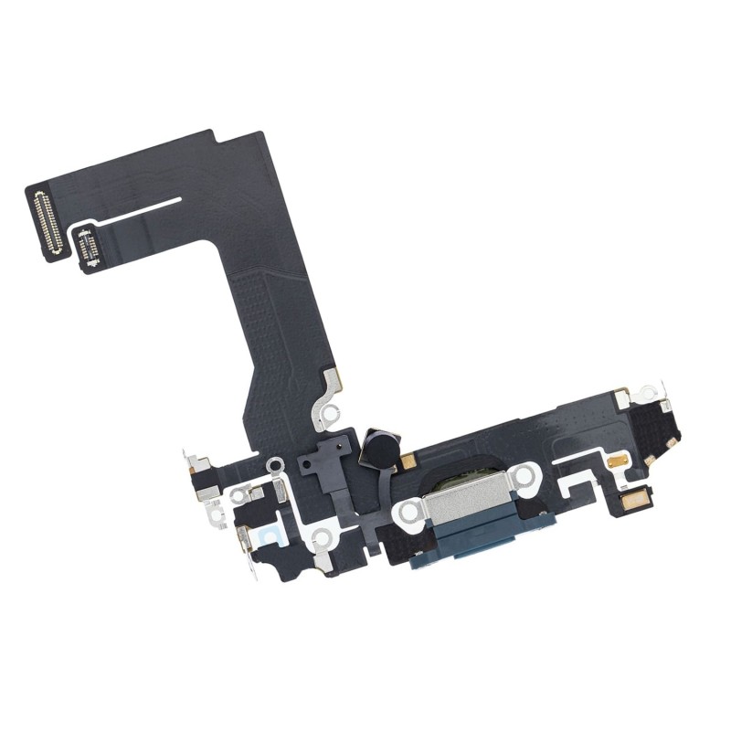 Nappe connecteur de charge Lightning Bleu de l'iPhone 13 Mini - Compatible