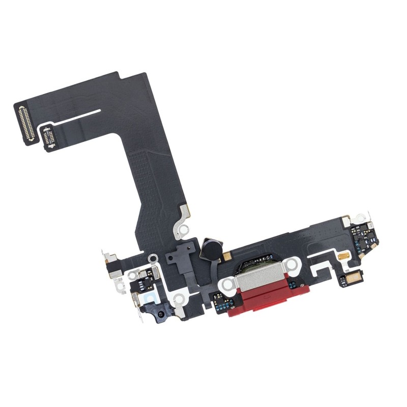 Nappe connecteur de charge Lightning Rouge de l'iPhone 13 Mini - Originale