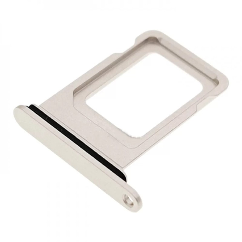 Tiroir de la carte SIM de l'iPhone 13 Mini Blanc (Lumière Stellaire) Tiroir de la carte SIM de l'iPhone 13 Mini Blanc (Lumière Stellaire)