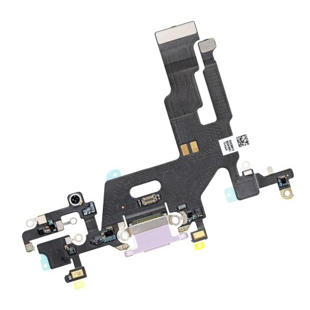 Nappe connecteur de charge Lightning Violet de l'iPhone 11 - Originale