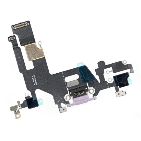 Nappe connecteur de charge Lightning Violet de l'iPhone 11 - Originale