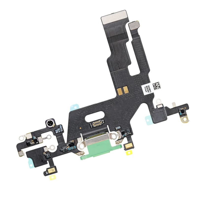 Nappe du connecteur de charge de l'iPhone 11 Vert - Original