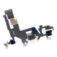 Nappe connecteur de charge Lightning Blanc de l'iPhone 11 - Originale