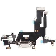 Nappe connecteur de charge Lightning Blanc de l'iPhone 11 - Compatible
