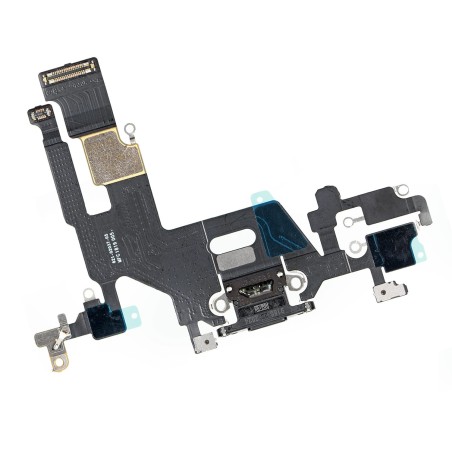 Nappe du connecteur de charge de l'iPhone 11 Noir - Original