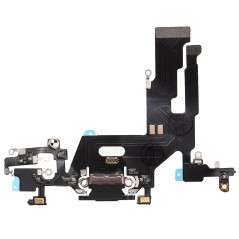 Nappe connecteur de charge Lightning Noir de l'iPhone 11 - Compatible