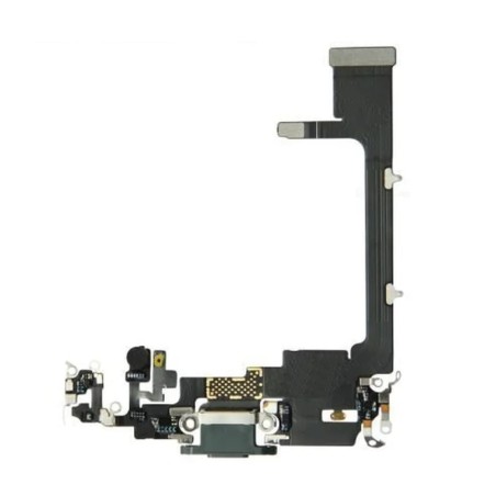 Nappe du connecteur de charge de l'iPhone 11 Pro Vert - Sans Puce IC / À souder