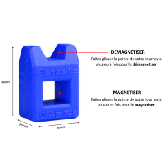 Magnétiseur et démagnétiseur de tournevis