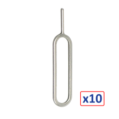 Lot de 10 outils d'éjection de carte SIM - Qualité Supérieure