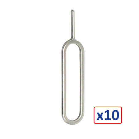 Lot de 10 outils d'éjection de carte SIM - Qualité Supérieure