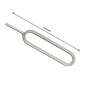 Lot de 10 outils d'éjection de carte SIM - Qualité Supérieure Lot de 10 outils d'éjection de carte SIM - Qualité Supérieure