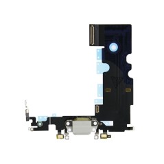 Nappe connecteur de charge Lightning Blanc de l'iPhone 8 - Compatible
