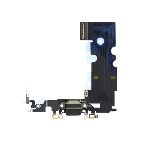 Nappe interne du connecteur de charge de l'iPhone 8 Noir - Compatible