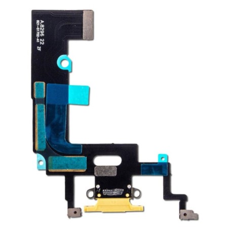 Nappe connecteur de charge Lightning Jaune de l'iPhone XR - Originale