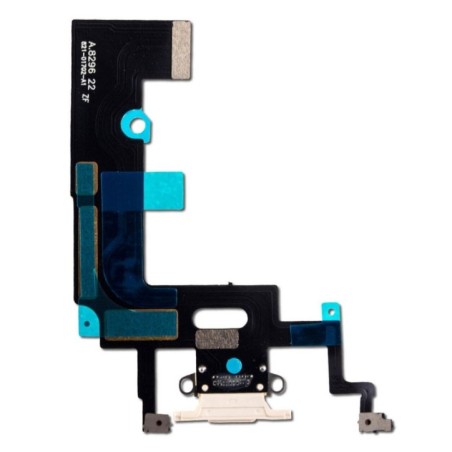 Nappe connecteur de charge Lightning Blanc de l'iPhone XR - Originale
