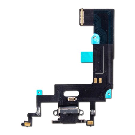 Nappe connecteur de charge Lightning Noir de l'iPhone XR - Compatible