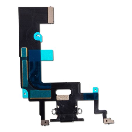 Nappe connecteur de charge Lightning Noir de l'iPhone XR - Compatible