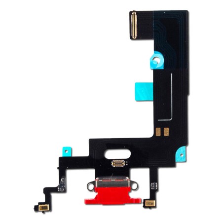 Nappe connecteur de charge Lightning Rouge de l'iPhone XR - Compatible