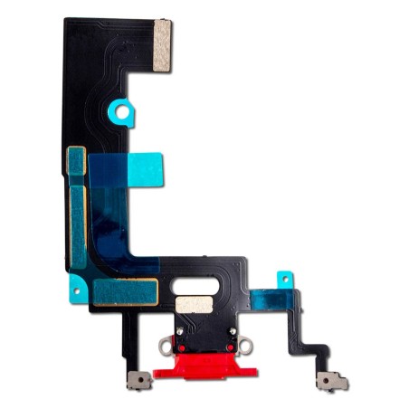 Nappe connecteur de charge Lightning Rouge de l'iPhone XR - Compatible