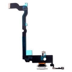 Nappe connecteur de charge Lightning Blanc de l'iPhone XS Max - Compatible