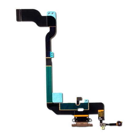 Nappe connecteur de charge Lightning Or de l'iPhone XS - Compatible