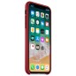 Officiel Apple - Coque en cuir pour iPhone X - Rouge