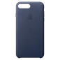Officiel Apple - Coque en cuir pour iPhone 8 Plus - Bleu