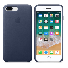 Officiel Apple - Coque en cuir pour iPhone 8 Plus - Bleu