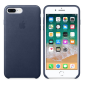 Officiel Apple - Coque en cuir pour iPhone 8 Plus - Bleu