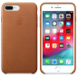 Officiel Apple - Coque en cuir pour iPhone 8 Plus - Marron Selle