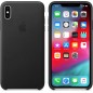 Officiel Apple - Coque en cuir pour iPhone XS Max - Noir