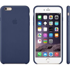 Officiel Apple - Coque en cuir pour iPhone 6 Plus - Bleu